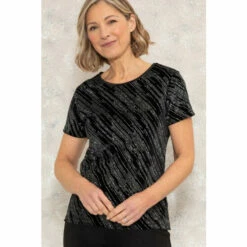 New 😍 Anna Rose Stripe Sparkle Top For Female 🌟