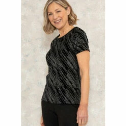 New 😍 Anna Rose Stripe Sparkle Top For Female 🌟 -Anna Rose Shop unnamed file 685