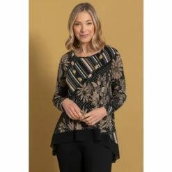 Best Pirce 👏 Anna Rose Floral Print Jersey Top With Necklace For Female 🌟 -Anna Rose Shop unnamed file 732