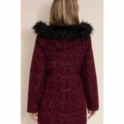 Outlet 🎁 Anna Rose Hooded Flock 🧥 Coat For Female ✨ -Anna Rose Shop unnamed file 774