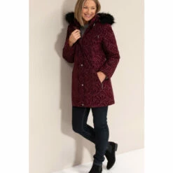 Outlet 🎁 Anna Rose Hooded Flock 🧥 Coat For Female ✨ -Anna Rose Shop unnamed file 776