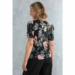 Budget ⌛ Anna Rose Printed V Neck Jersey Top For Female 💯 -Anna Rose Shop unnamed file 913