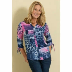 Promo 😀 Anna Rose Animal Print Blouse For Female 🥰 -Anna Rose Shop unnamed file 948