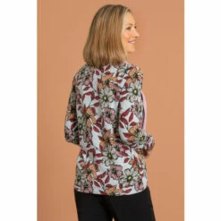 Best reviews of 😉 Anna Rose Bold Floral Print Top With Scarf For Female 🔔 -Anna Rose Shop unnamed file 980