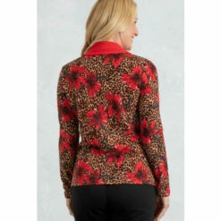 New 🥰 Anna Rose Floral And Animal Print Top With Scarf For Female 🥰 -Anna Rose Shop unnamed file 986
